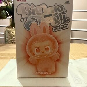 Pop Mart Bigrio Series Plush Bunny Toy - Peach